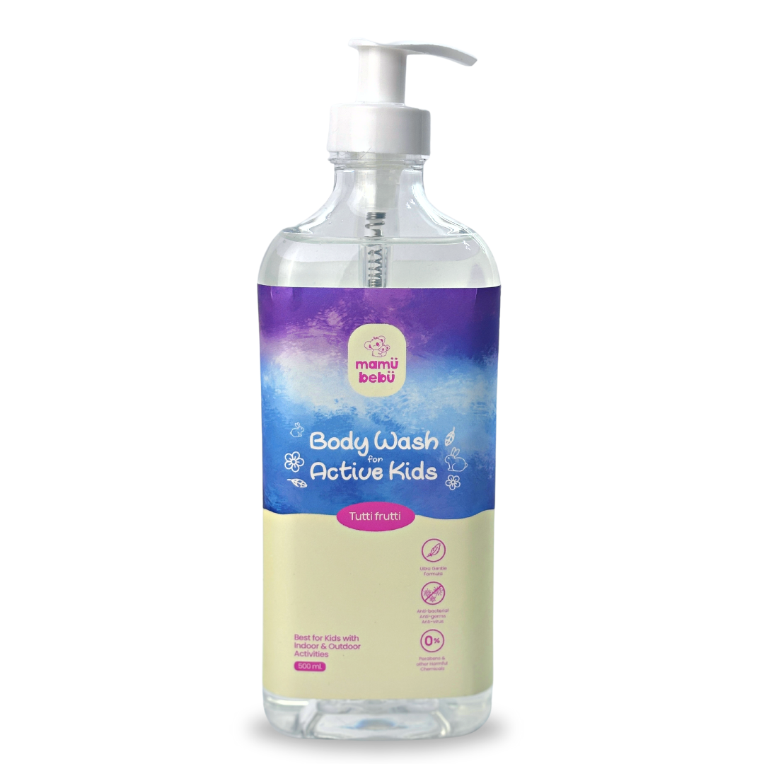 Body Wash for Active Kids Tutti Fruitti (500 ML) – Mamu Bebu Official Store